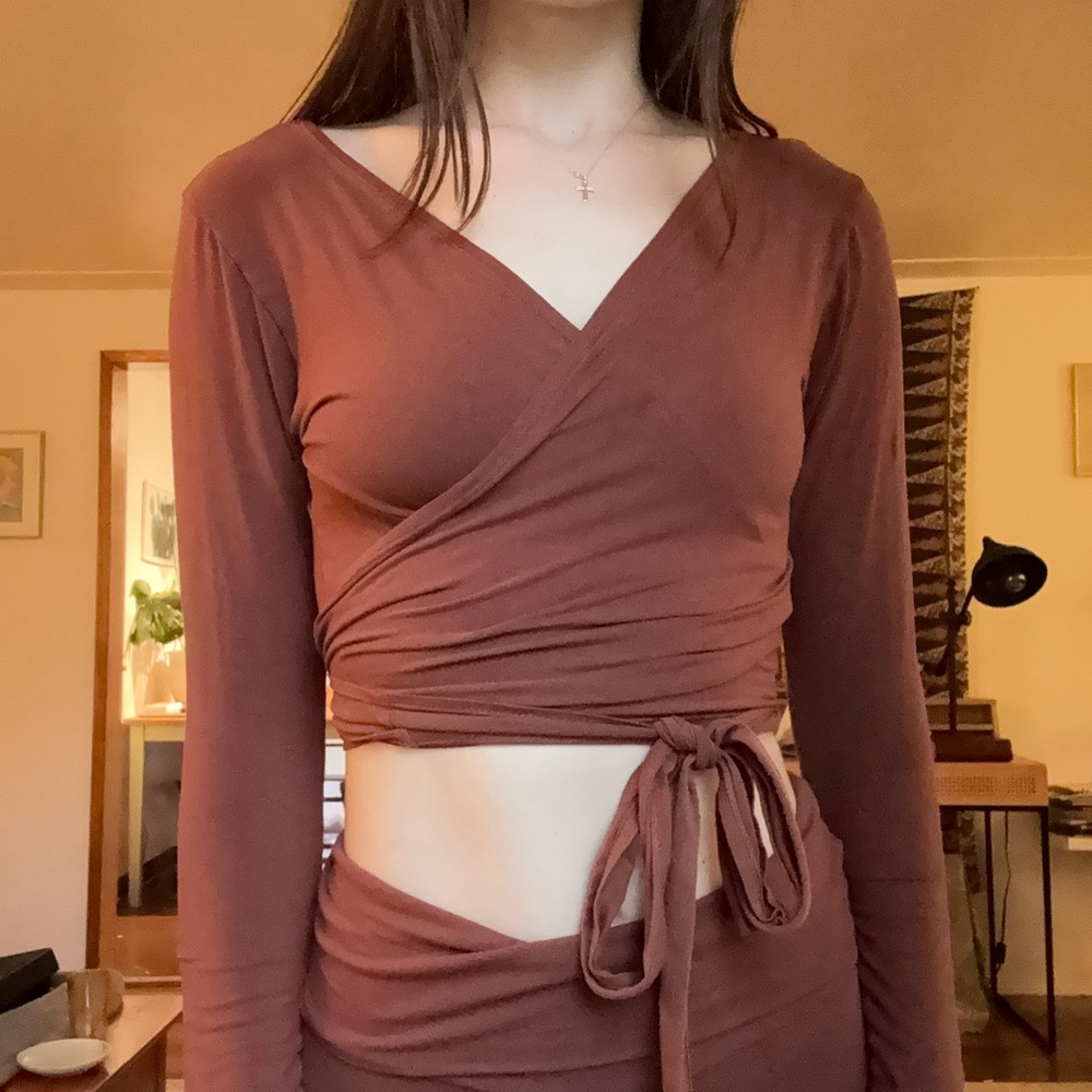 Indigo Luna Wrap Top